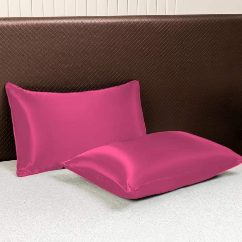 Kuup-Juste de coussin en satin soyeux, taie d'oreiller confortable, cheveux de beauté, décoration d'intérieur, vente en gros, 1,2 pièces