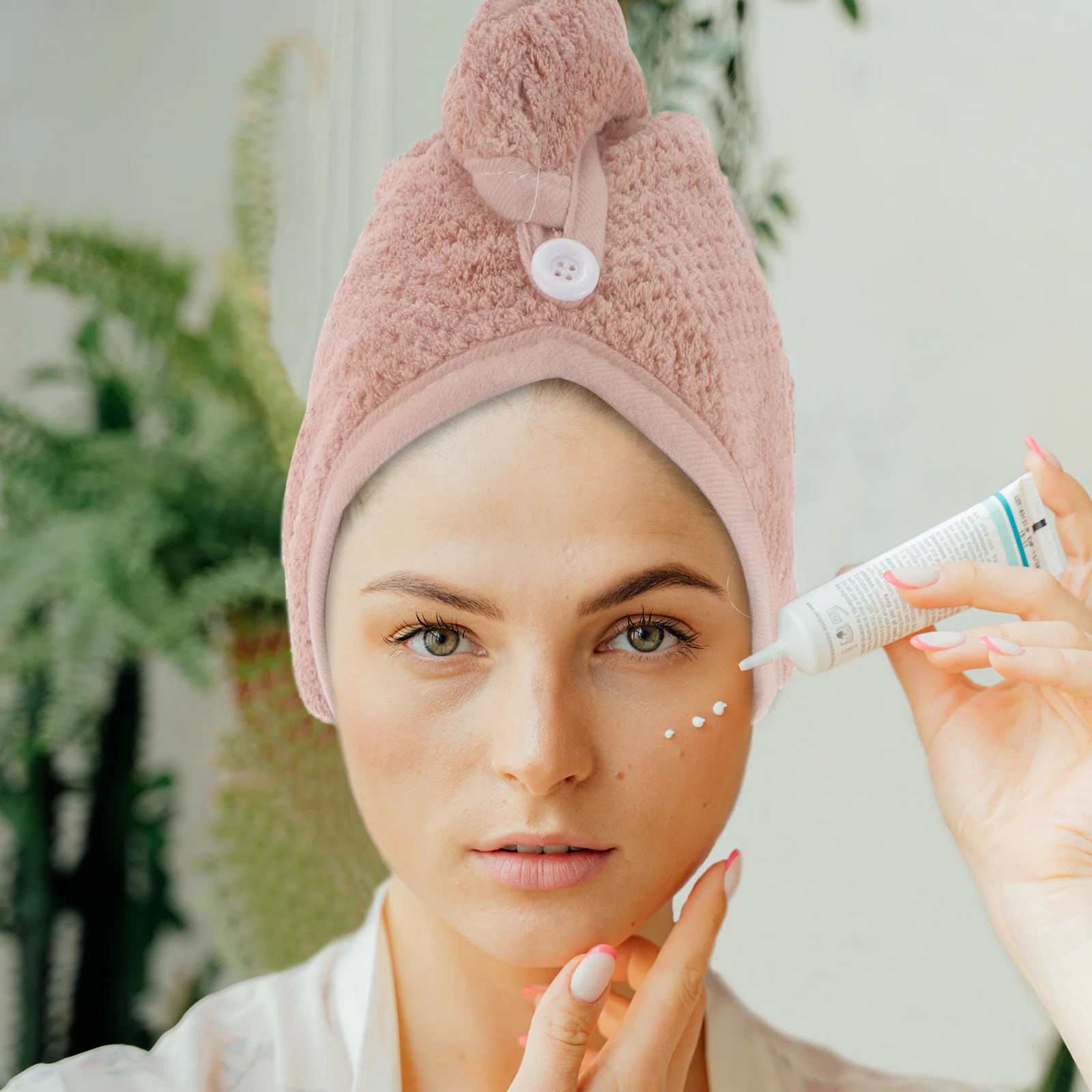 2 قطعة قبعات الشعر سريعة الجفاف ستوكات المناشف لينة ماصة الشعر التفاف المناشف للحمام الوجه دش قبعات تجفيف رئيس منشفة