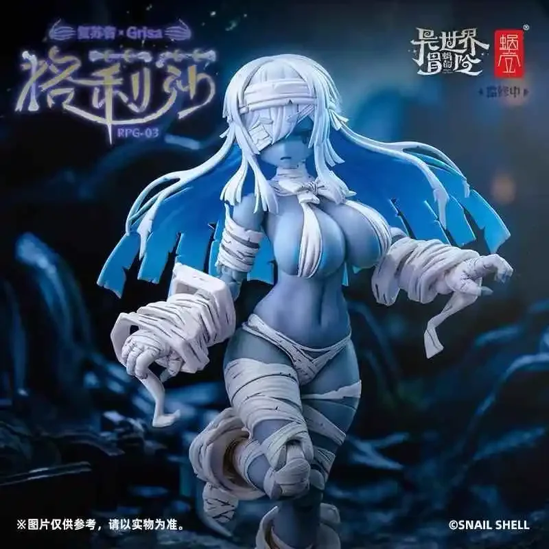재고 있음 포장된 오리지널 달팽이 껍질 1/12 RPG-03 RPG03 그리사 모바일 슈트 걸 멋진 PVC 액션 캐릭터 액션 로봇