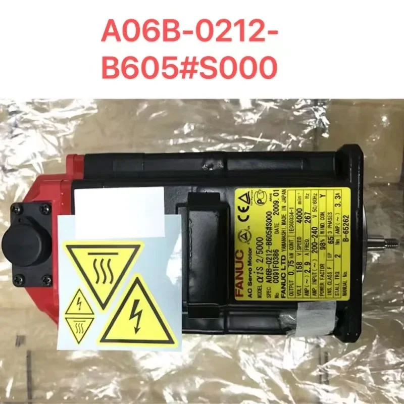 Fanuc AC Servo Motor  αi 2/5000 A06B-0212-B605 #S000 For CNC System Machine