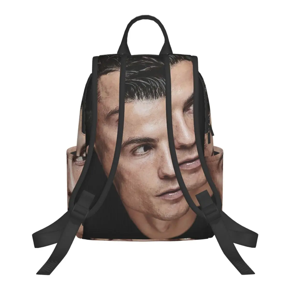 Christiano Ronaldo Student Backpack School Bag Hiking Travel Daypack for Boys Girls Bookbag Shoulder Bags