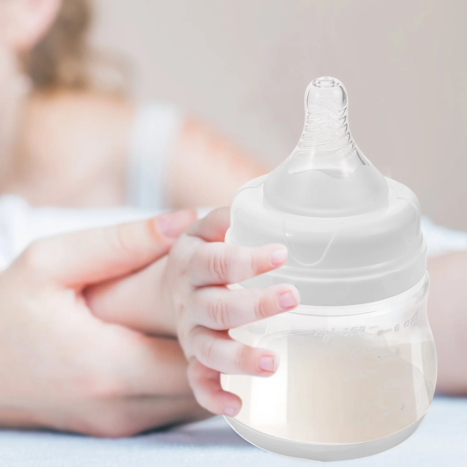 Breast Pump Bottle Breastmilk for Breastfeeding Wide Neck Storage Lactator Container Plastic Pp