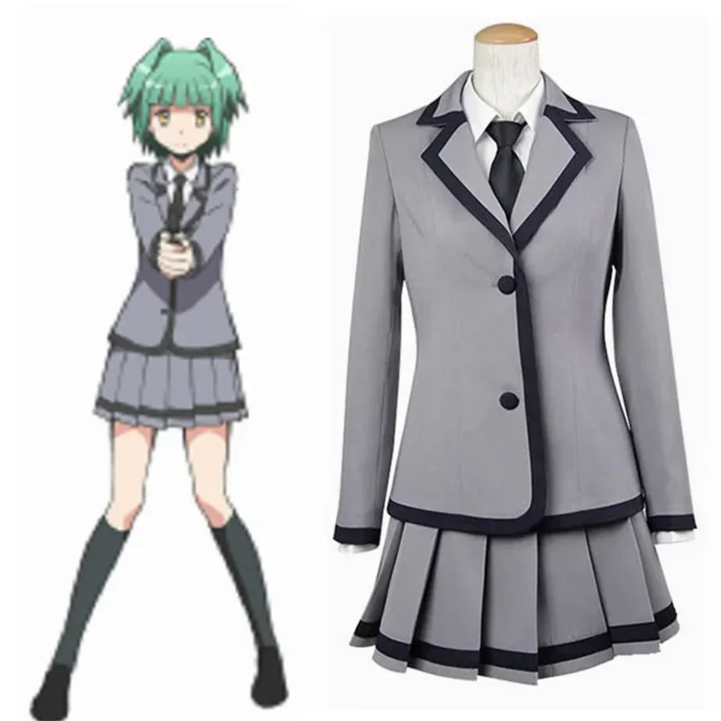 Unisex Anime Cos Assassination Classroom Kayano Kaede Cosplay Costumes Outfit Halloween Christmas Uniform Suits MN9