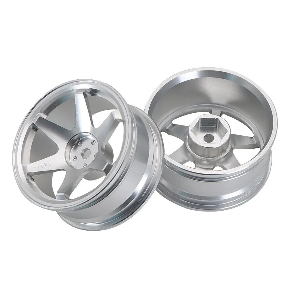 4pcs 52mm Metal Wheel Rim Hub For 1/10 Hsp 94123 Hpi Sakura Flat Running Drift Traxxas Hpi Axial Tamiya Xis Cs D4 Tt02 Yokomo