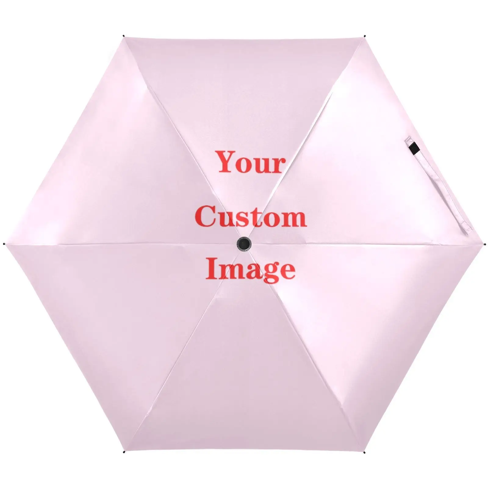 Lightweight Pocket Mini Umbrella Personalized Custom Women Anti-UV Sun Protection Five Folding Umbrella Compact Portable Parasol