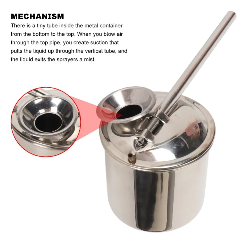 200ML Pottery Painting Sprayer Stainless Steel Clay Tool Pottery Atomizer Glazes Pots For Special Painting Effect
