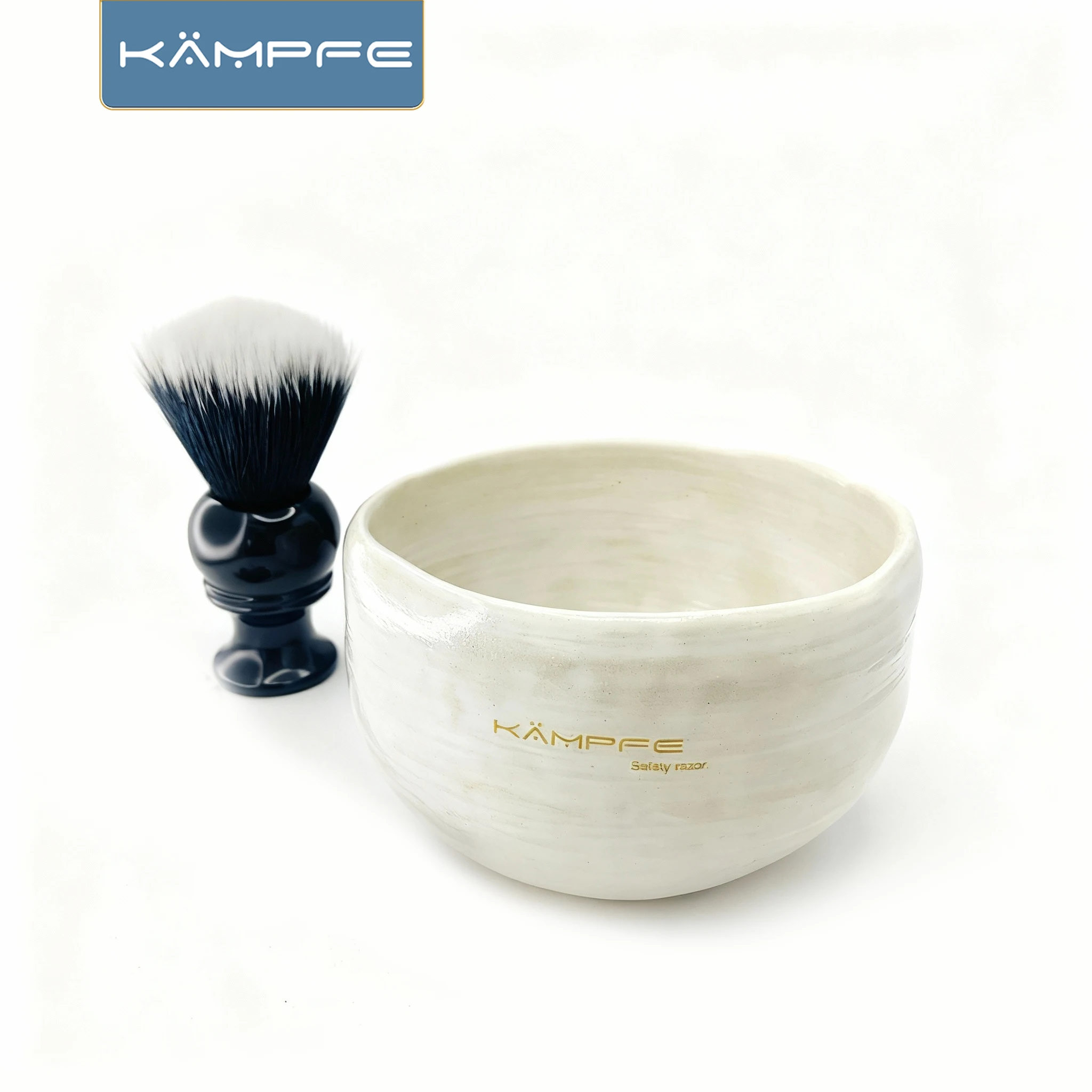 

Керамическая миска для бритья Kampfe большой емкости — мужская миска для бритья для мыла для дома и парикмахера, подарки для мужчин