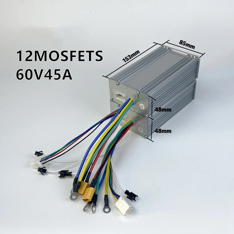 High Quality 60V 45A 50A Electric Scooter Speed Motor Controller Throttle for 5600w 6000watts E Scooters