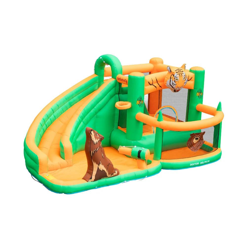 

For Hot Selling Indoor PVC Water Park Combo Slider Adult's Playhouse With Water Pool For Kindergarten