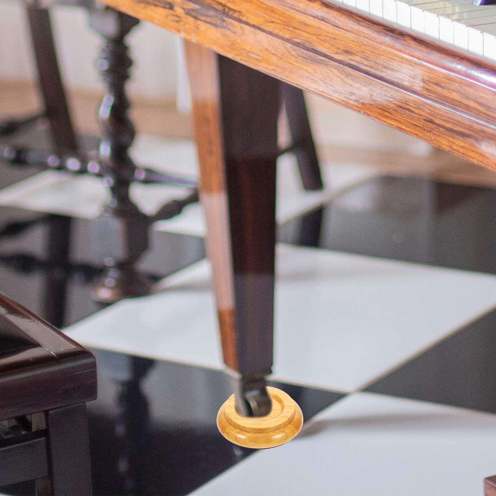 

Piano Mat Mats Round for Floor Protectors Furniture Upright Caster Cups Foot Pads