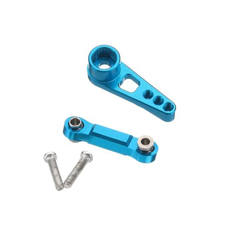 

25T Servo Arm Horn Servo Pull Rod for WLtoys A959 A959-B A949 A969 A979 RC Car Upgrade Parts Accessories,Blue