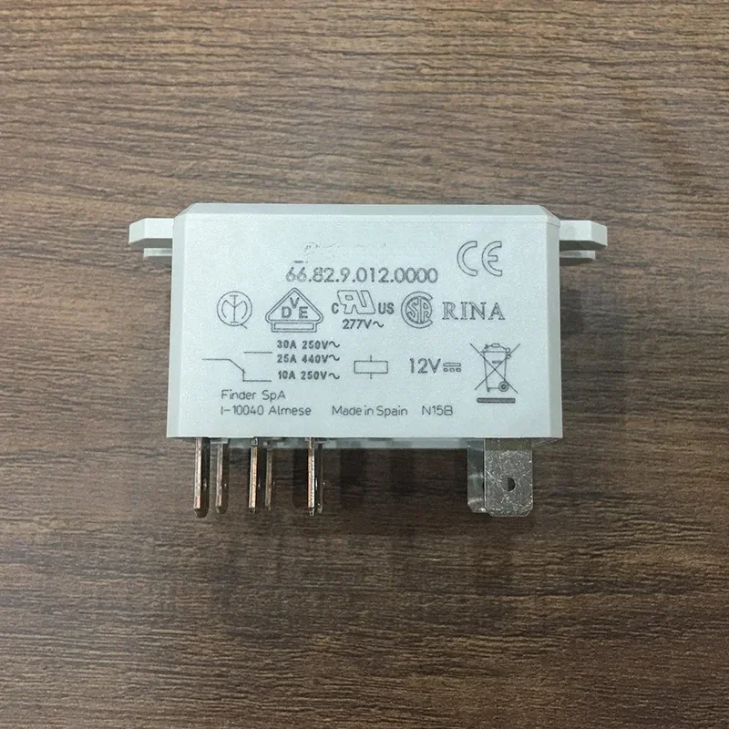 

Finder Relay 66.82.9.012.0000 DPDT 30A-NO/10A-NC 12VDC New and Original in Stock