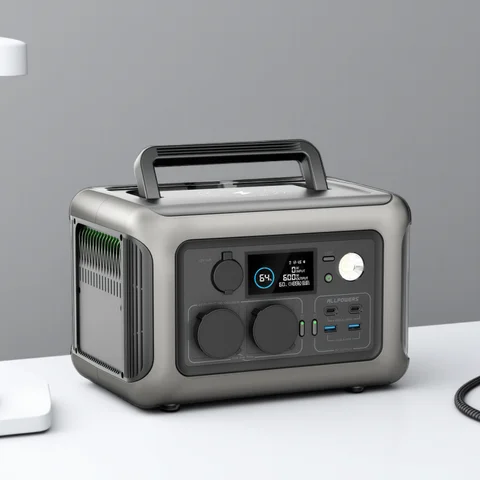 ALLPOWERS 299Wh 600W Portable Power Station R600, LiFePO4 Battery Backup with UPS Function, 1 Hour to Full 400W Input, MPPT