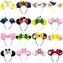 Disney Mickey Mouse Ear Headband for Adults Daisy Duck Hairbands Women Minnie Hair Accessories Pluto Piglet Headwear Girls Gifts