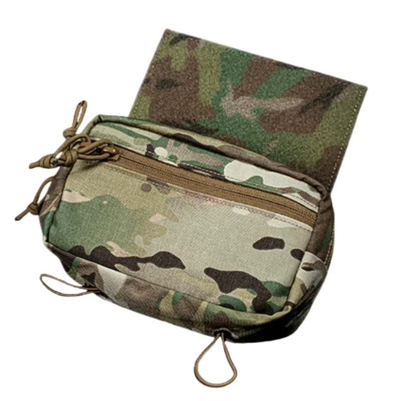 

MK4 small Chest Rig Drop Pouch Mini Abdominal Dump Drop Pouch Fanny Pack for MK4 Plate Carrier Storage with Magazine Insert