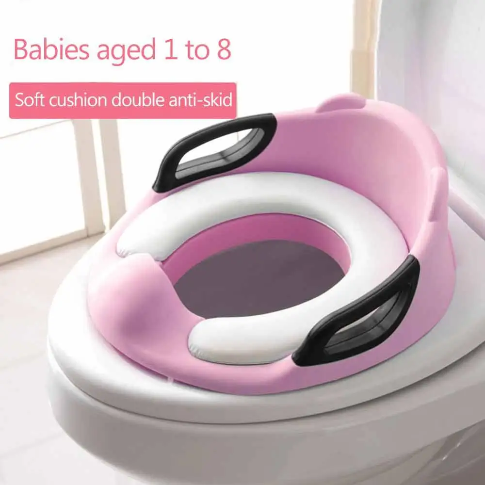 Folding Baby Potty Infant Kids Toilet Training Seat with Adjustable Ladder Portable Urinal Potty Training Seats for Children