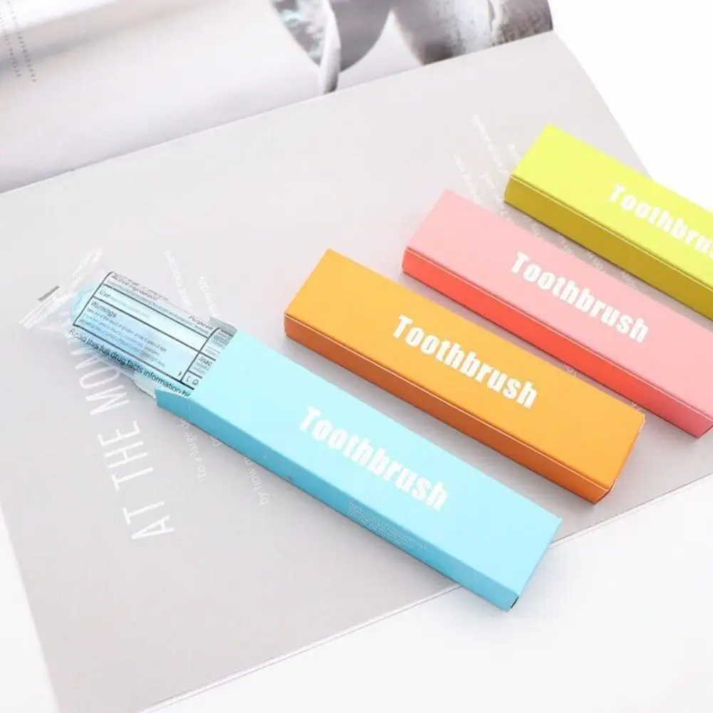 5pcs Travel Folding Teethbrush Oral Cleaning Tool Camping Teethbrush Oral Care Kits Interdental Brush Soft Toothbrush Oral Tools
