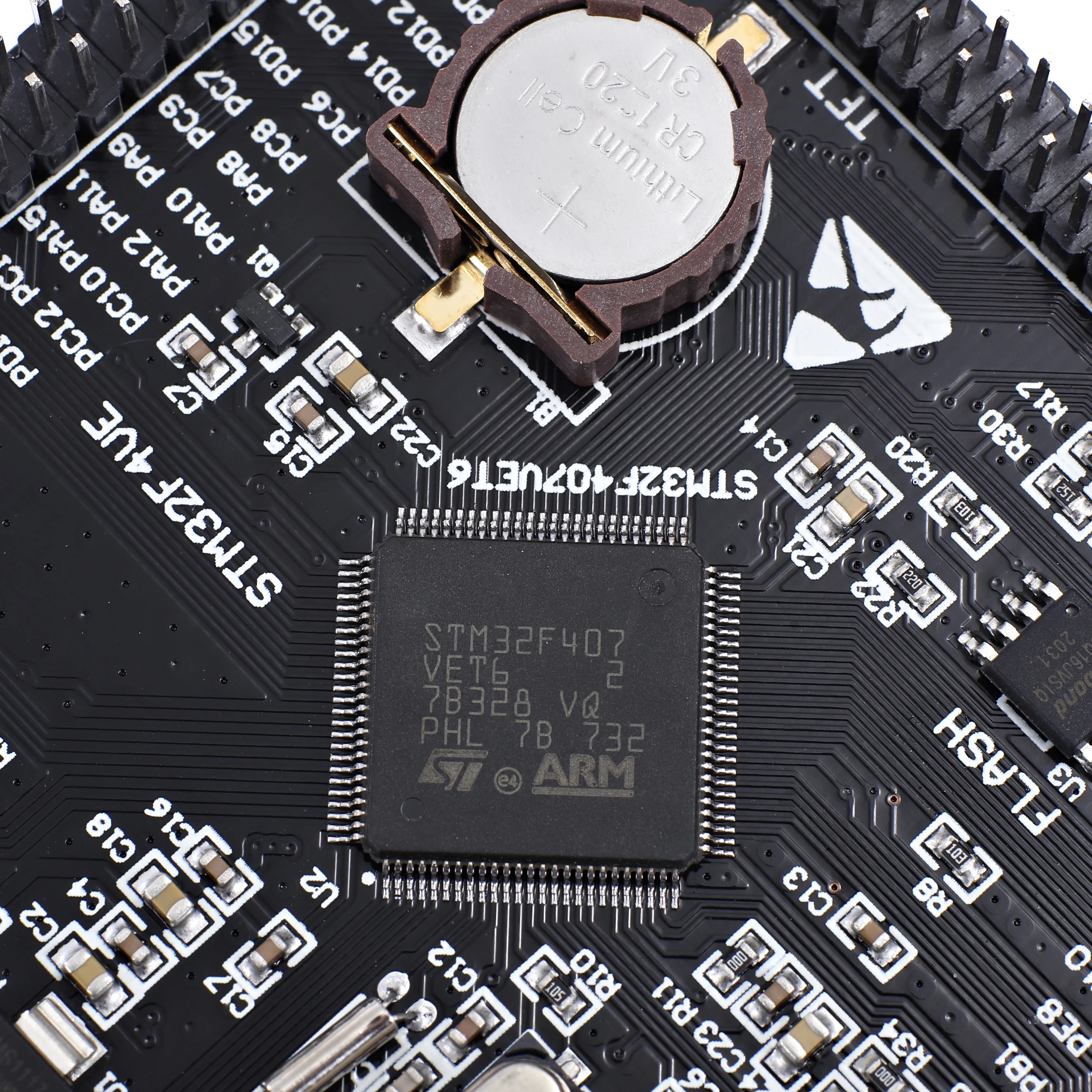 STM32F407VET6 مجلس التنمية Cortex-M4 STM32 الحد الأدنى من لوحة تعليمية النظام ARM الأساسية المجلس