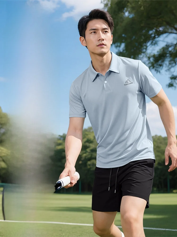 tucano-ice-silk-casual-set-men-summer-breathable-quick-dry-loose-business-shirt-short-sleeve-top-youth-nylon-spandex