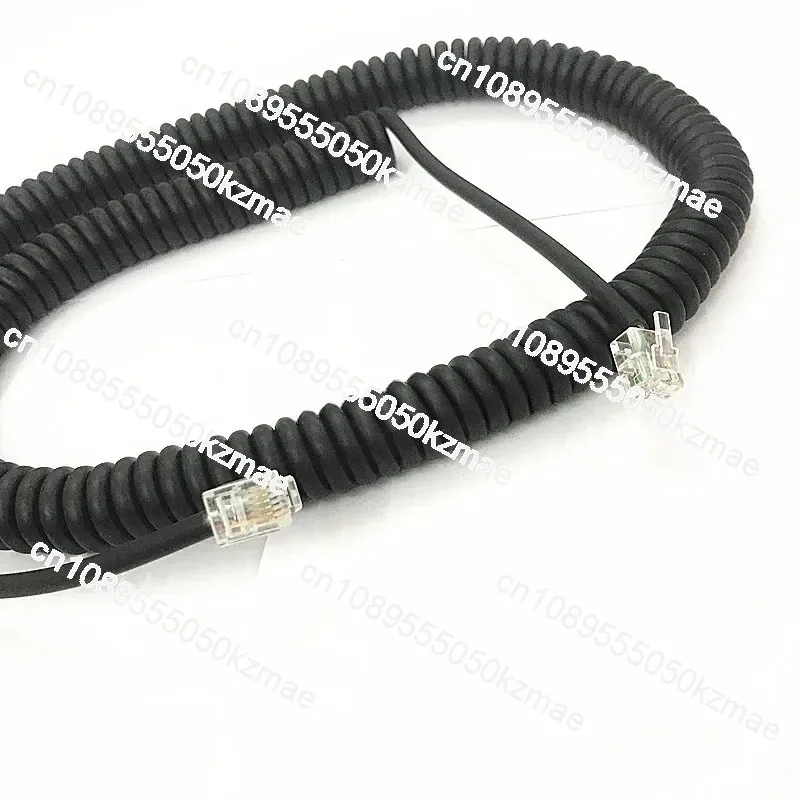 74-1919 LCD Handwheel Cable, 10ft RJ12 Coiled Cord, Power & Data Transmission Line for   CNC Lathe/Machining Center, Origi