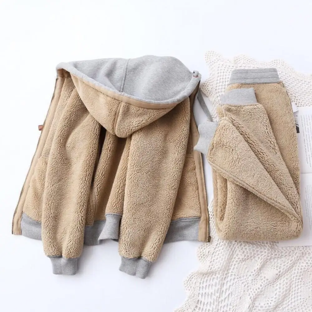 fall outfits women Casual Fashion Sweater Suit Women Warm Long-sleeved Fleece Thick Sportswear Two-piece Sets Tracksuit Female