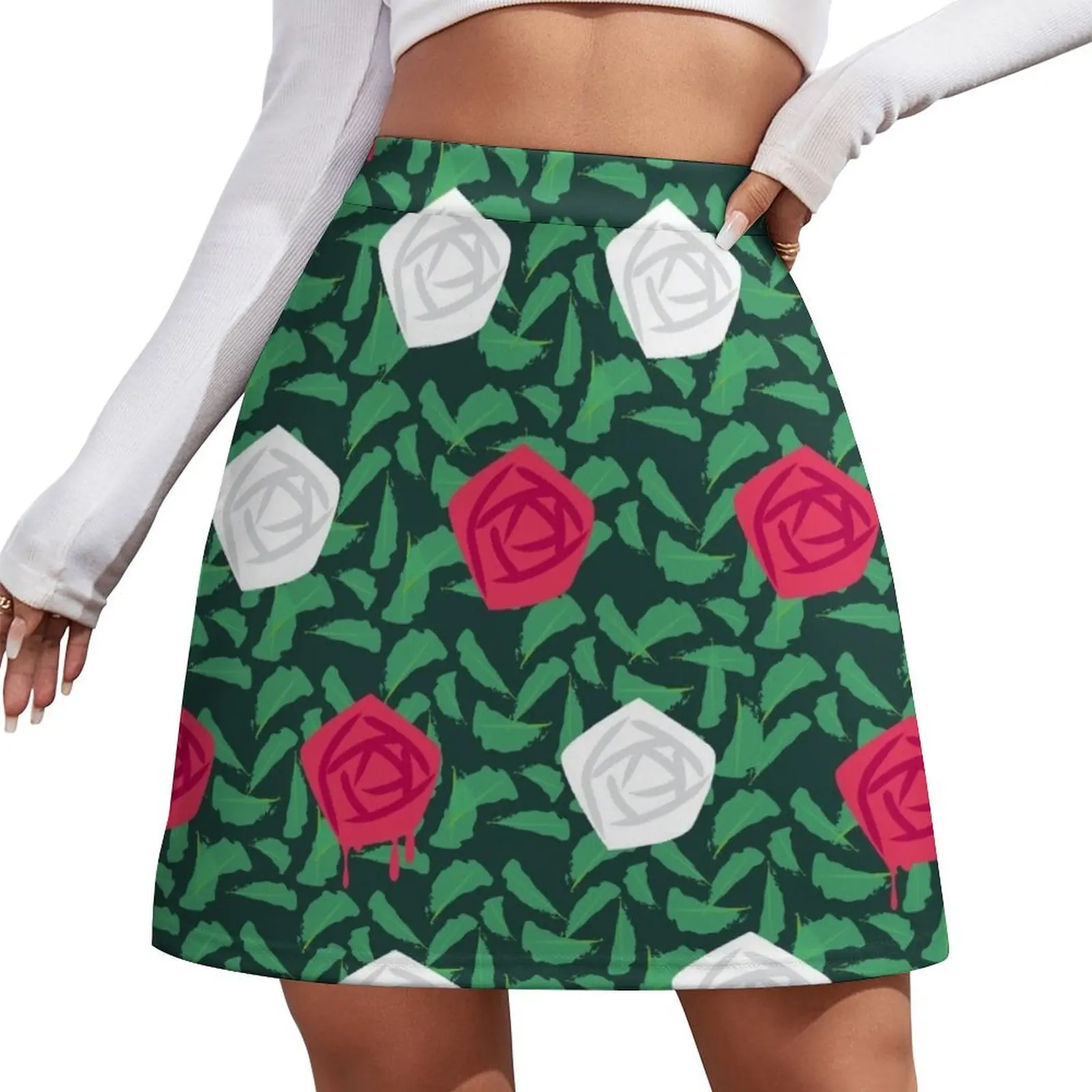 

roses Mini Skirt women clothing 2025 new arrivals Women's summer skirt Women's dress Woman clothing Mini Skirt