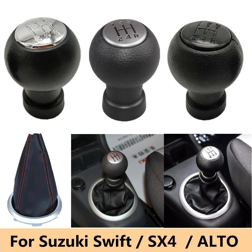 

For Suzuki Swift Alto SX4 5 Speed Manual Gear Knob 2005-2014 Sporty Aluminum Gear Shift Lever Head