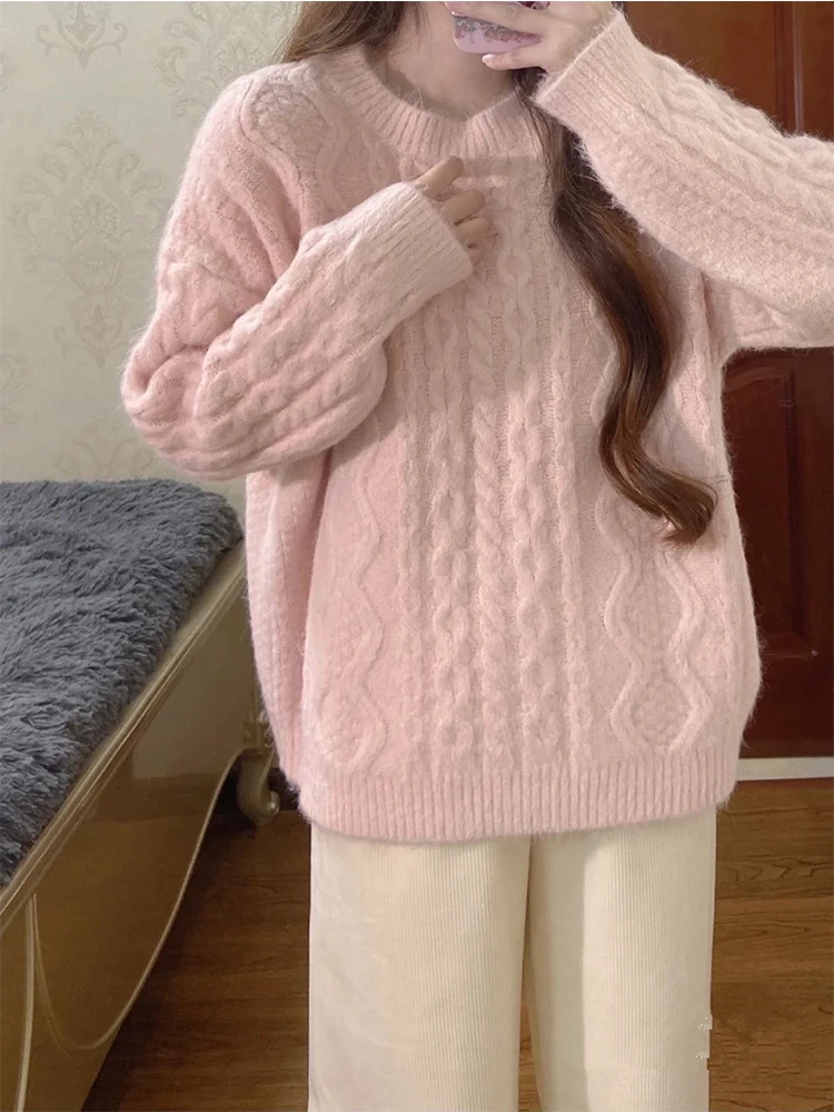 سترة نسائية ناعمة من Thiened فضفاضة علوية Sle حلوة Sle خريف شتاء وصول جديد ماركة Beiaa Pure Online Ss