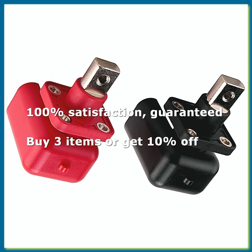 2 Pcs 200A All-Copper Lithium Battery Post High-Current Copper Terminal Battery Connector Energy Storage Terminal(B)-DT30