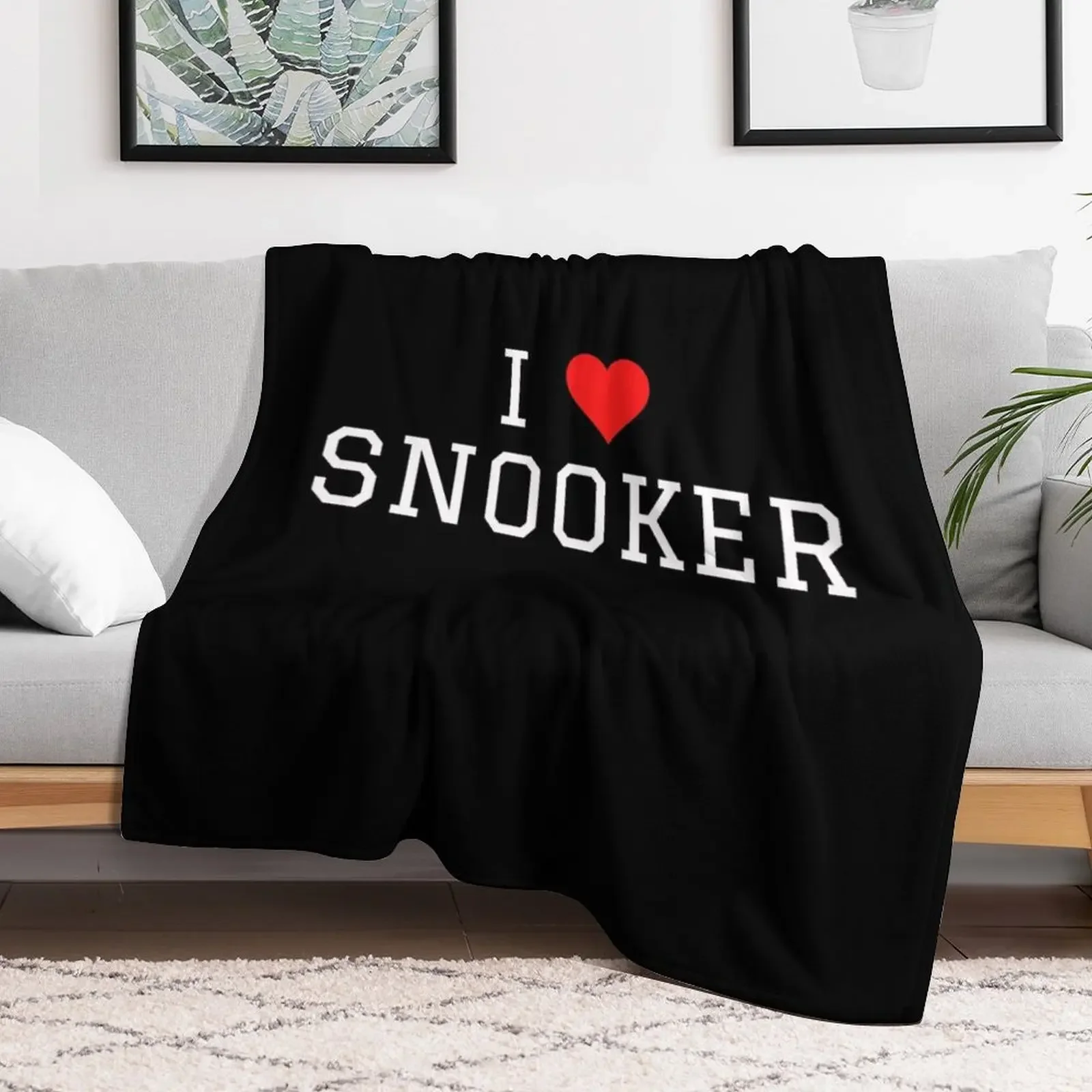 I Love Snooker Throw Blanket Thermal cosplay anime Blankets