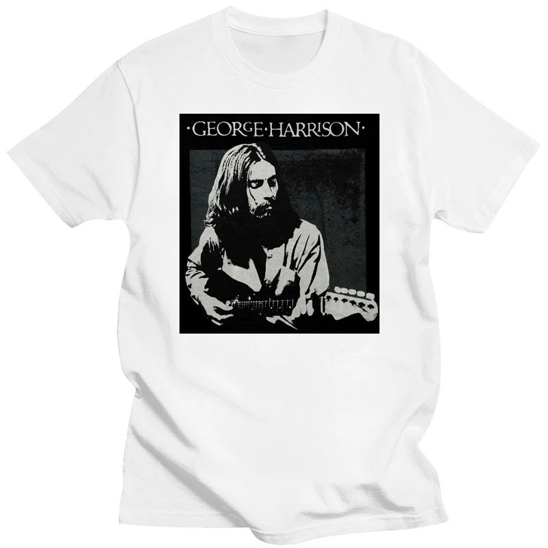 George Harrison Men'S George Harrison Live Portrait T Shirt Black 011578