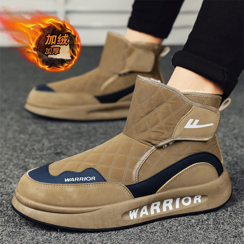 

Ankle Boots Snow Thick Bottom Loafers Soft and Comfortable Sports and Leisure Non-Slip Add Velvet Wear-resistant Casual Sneaker