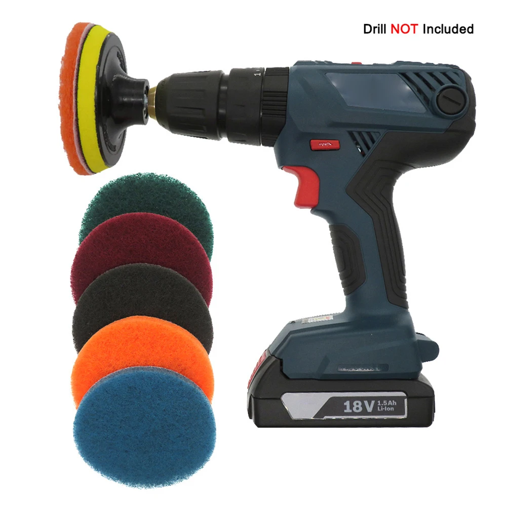 Imagem -05 - Almofadas de Limpeza de Nylon Profissional Almofadas de Polimento para Vários Materiais Manutenção e Limpeza Pacote de 5