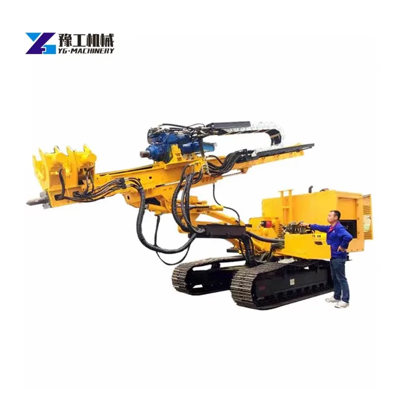 

Blasting hole driller rotary drilling rig integrated rock stone drill machine