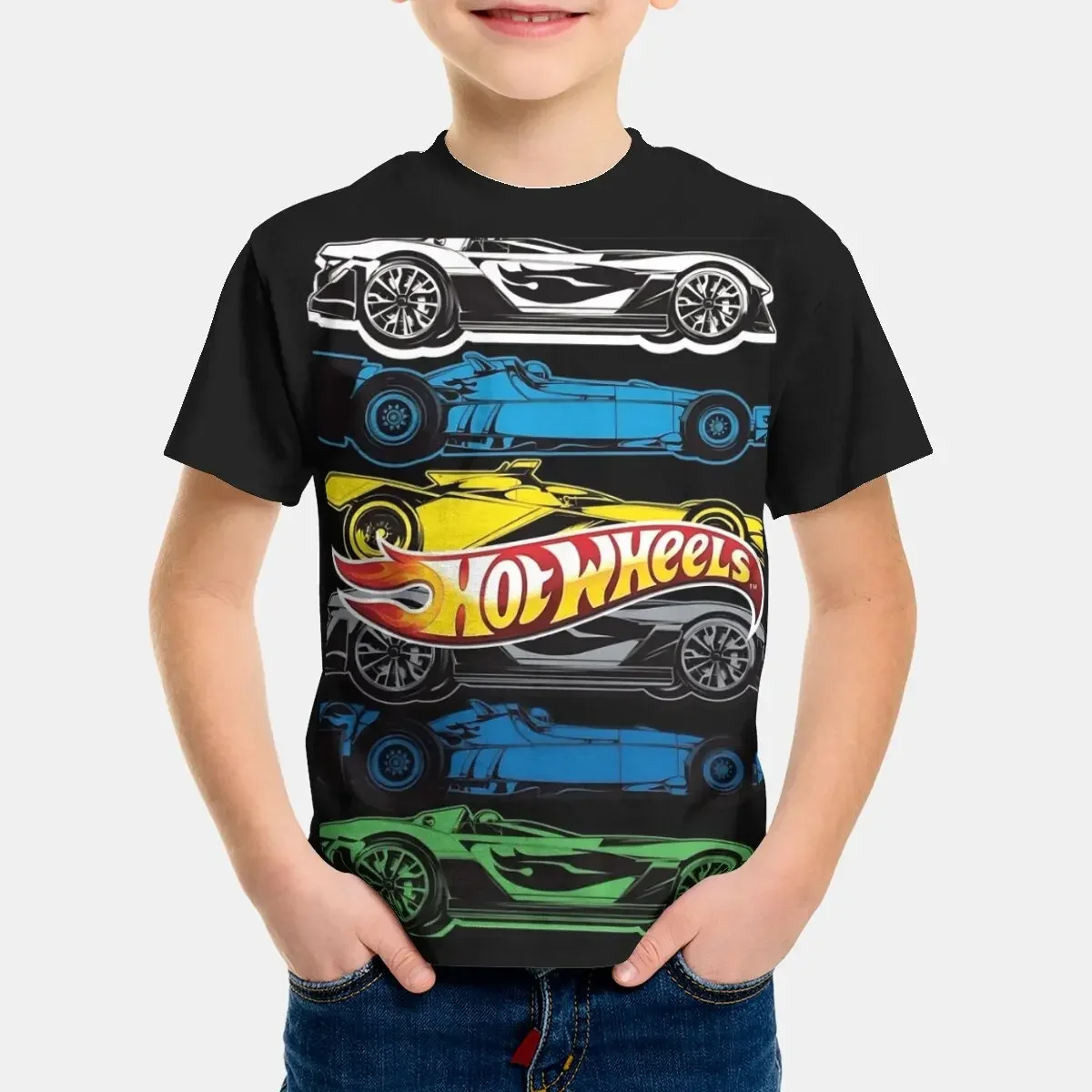 عجلات ساخنة طباعة ملابس الطفل 3 إلى 14 سنة الذكور الملابس في الهواء الطلق ل ديزني الأطفال صبي فتاة الطفل تي شيرت قميص حريمي