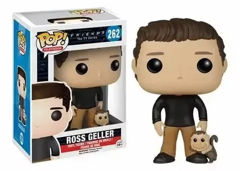 FUNKO Pop Friends ROSS GELLER # 262 figura de vinilo 10cm colección de PVC muñeca modelo juguetes para niños regalo de cumpleaños