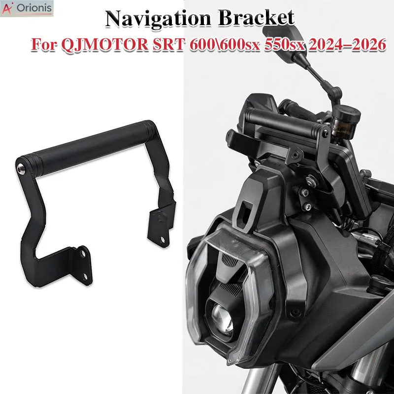 

SRT600sx 2026 Motorcycle Phone Holder GPS Navigation Mounting Extension Bracket For QJMOTOR SRT550SX SRT600 SRT600SX 2024 2025