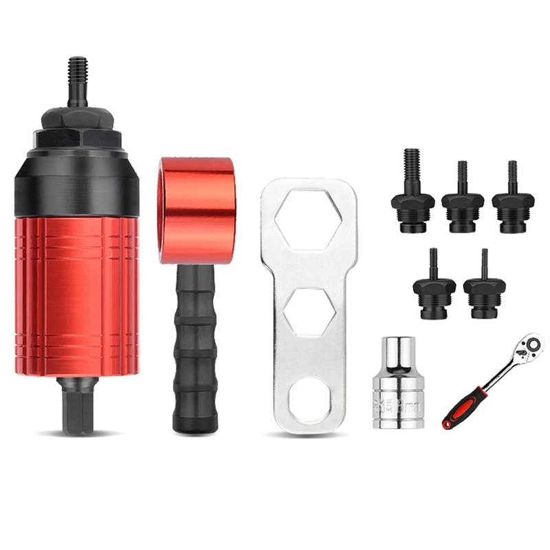 

Detachable Manual Electric Rivet Nut Tool Conversion Accessories With Wrench Socket