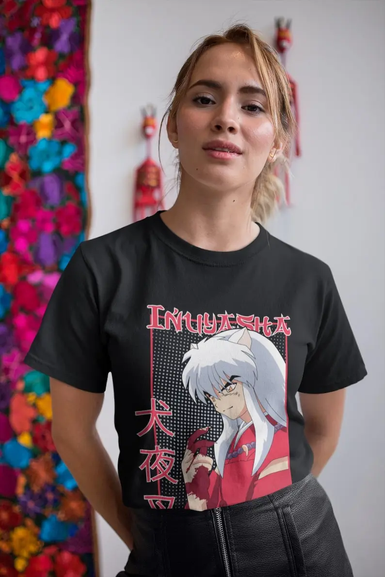 Iconic Samurai Beast Unisex T-shirt - Classic Anime Style, Feudal Japan Fantasy, 90s Manga Graphic, Mythical Yokai Warrior