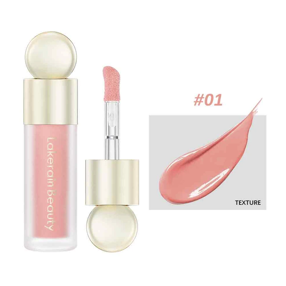 Blush Stick liquido con cuscino contorno liquido naturale per il viso fard Pigment Lasting Cheek Tint Cream Blush Makeup