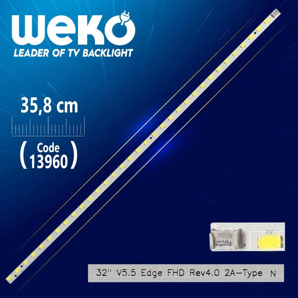 32 V5.5 EDGE FHD REV4.0 2A-TYPE V (LC320EUA SC A1) (NO:6-A) (33 LED) 35.8 CM (WK-583)