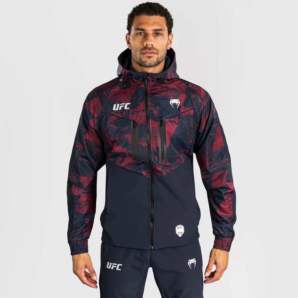 UFC Zenith Authentic Battle Felpa con cappuccio con cerniera intera Primavera e autunno Felpa con cappuccio con cerniera per adulti per bambini Top traspirante ad asciugatura rapida