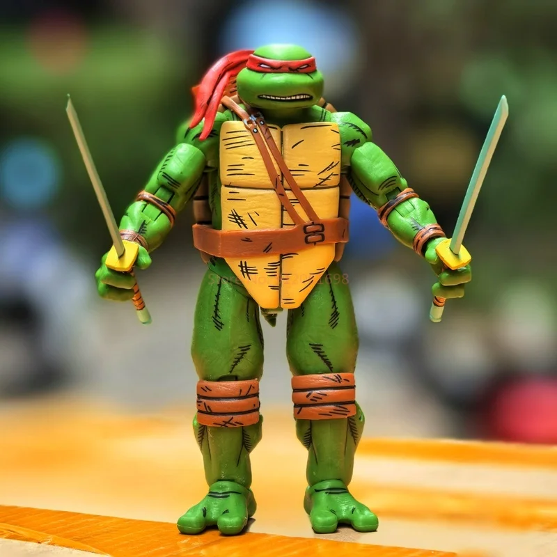 NECA الإصدار الجديد لسلحفاة النينجا العودة إلى نيويورك أربع مجموعات من شخصيات الحركة لعبة قابلة للجمع للمعجبين والهواة لعبة رقمية #5