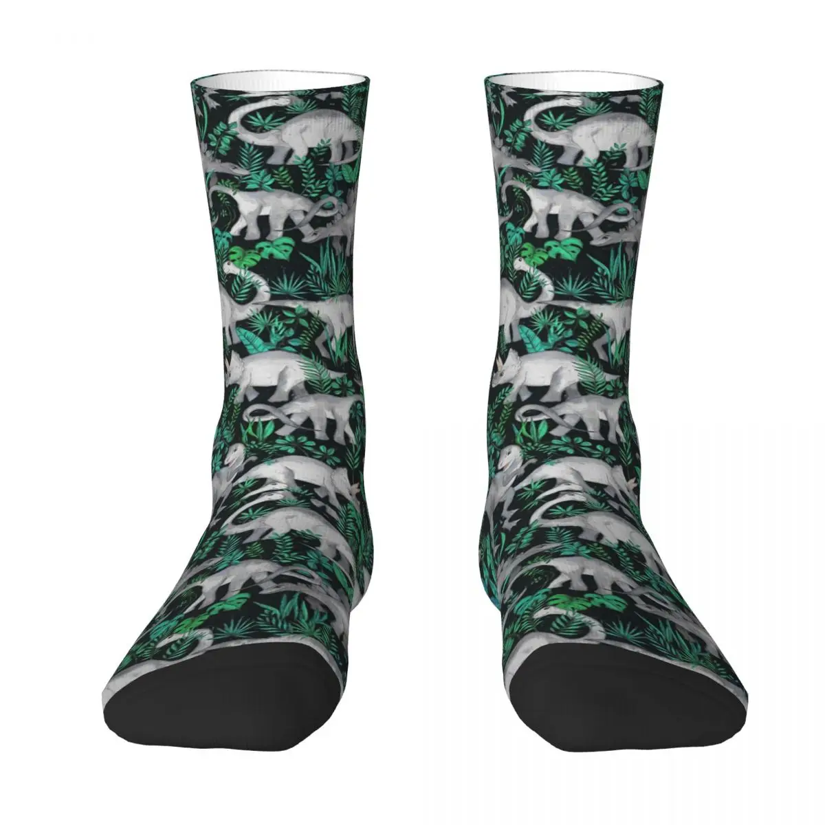 

Dinosaur Jungle Socks Harajuku Super Soft Stockings All Season Long Socks Accessories for Unisex Birthday Present