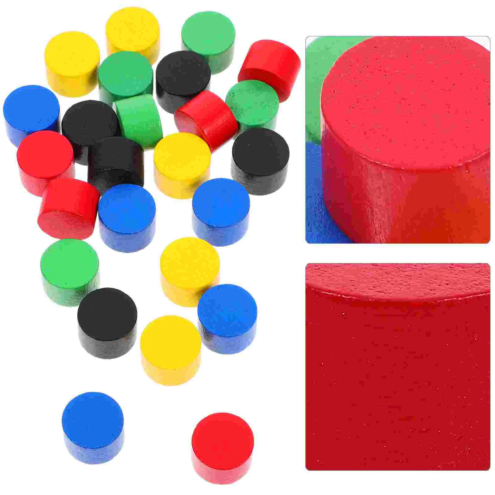 

20 Pcs Children's Flying Chess Chessboard Accessories Game Supplies Games Wooden Ludo