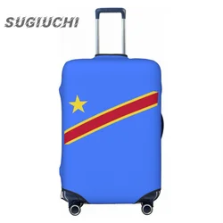 Democratic Republic Of Congo Luggage Cover Suitcase Travel Accessories Printed Elastic Dust Cover Bag Trolley Case Protective