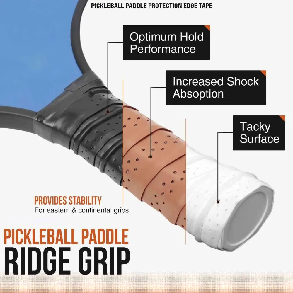 Agarrador de pickleball Raised Ridge, absorbente y antideslizante - imagen 5