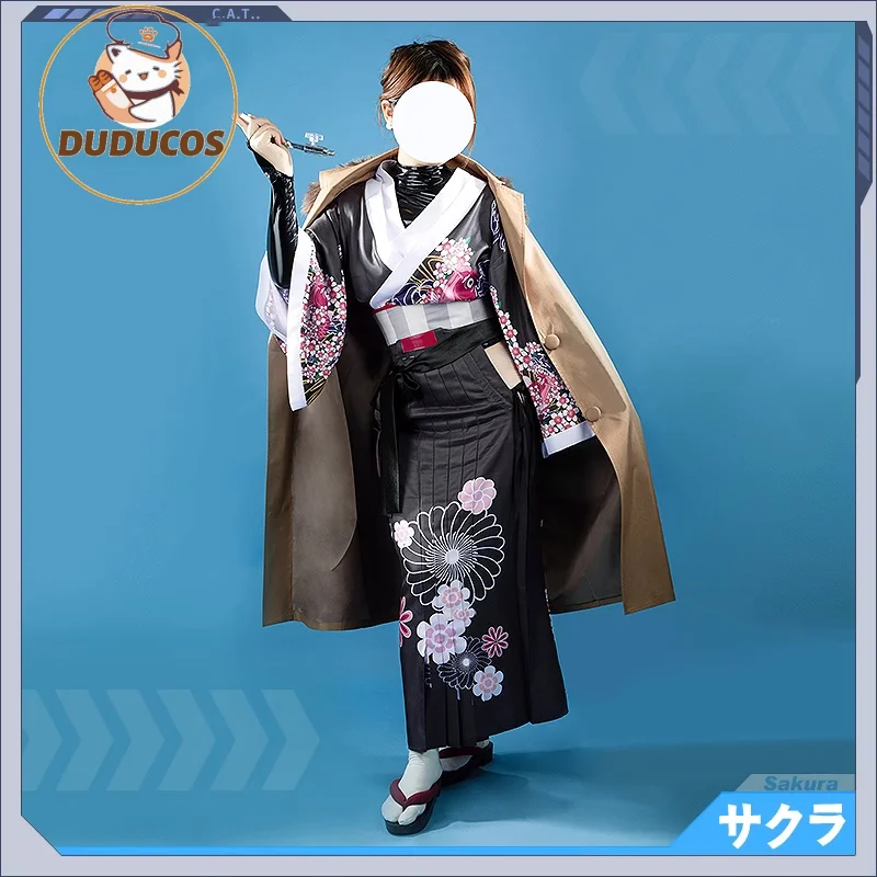 

Sakura Cosplay Costume Game GODDESS OF VICTORY: NIKKE DUDU-SR Women Kimono Suit Cosplay Sakura Costume