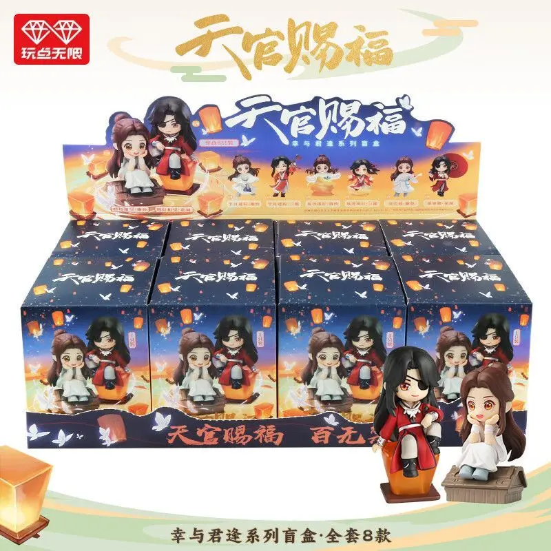 

Heaven Officials Blessing Xie Lian Hua Cheng Куклы Аниме Фигурки Слепая коробка Tian Guan Ci Fu Аниме Модель Сюрприз Коробка Трендовая игрушка