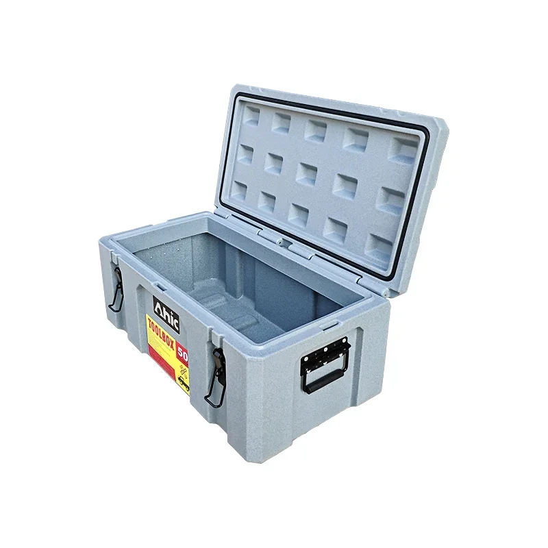 50L 90L 160L Stable Quality Heavy Duty Plastic Cargo Case Rotomolding Tool Box Storage Truck Tooling Box